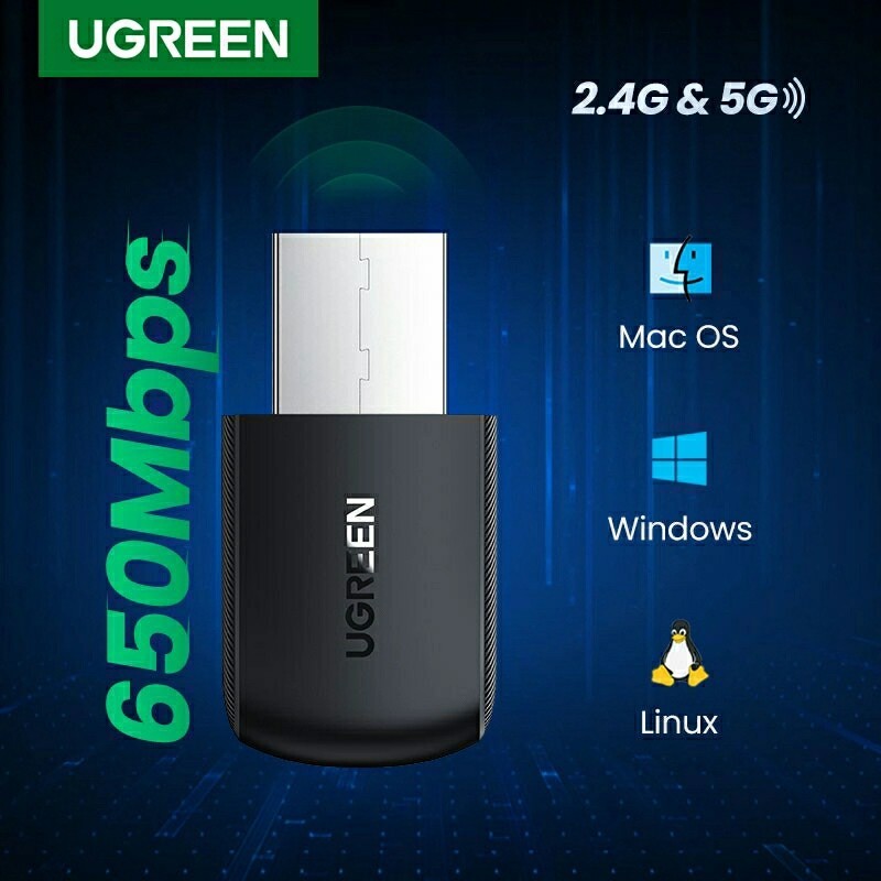 Ugreen Dual-Band 2.4GHz & 5GHz Wireless Wifi US ...