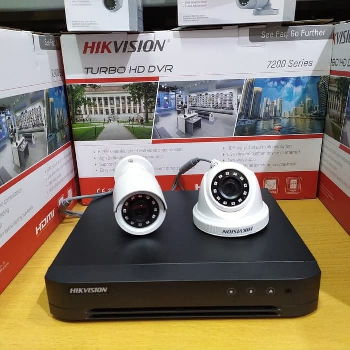 Paket CCTV Hikvision 2 Kamera CCTV Hikvision 2  ...